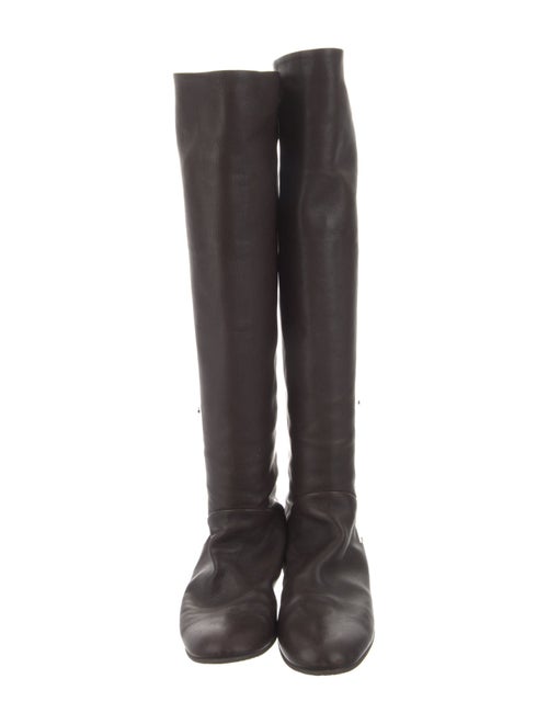 Giuseppe Zanotti Leather Riding Boots