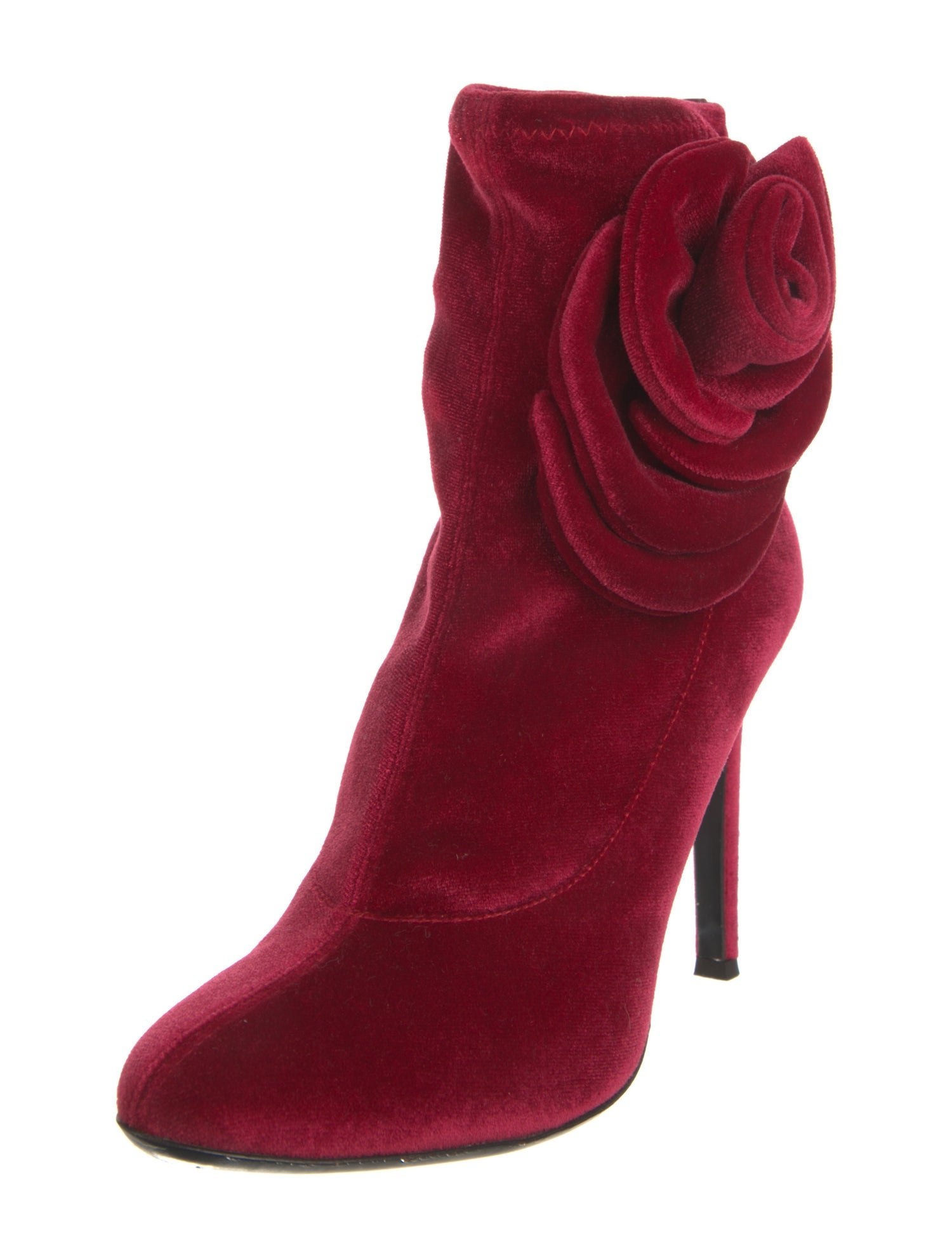 Giuseppe Zanotti Velvet Sock Boots