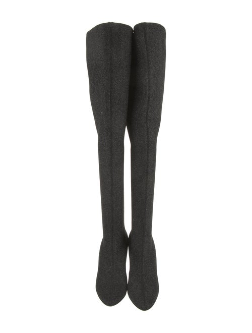 Giuseppe Zanotti Glitter Accents Sock Boots