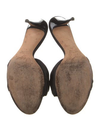 Giuseppe Zanotti Satin Bow Accents Slides