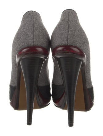 Fendi Leather Printed Boots