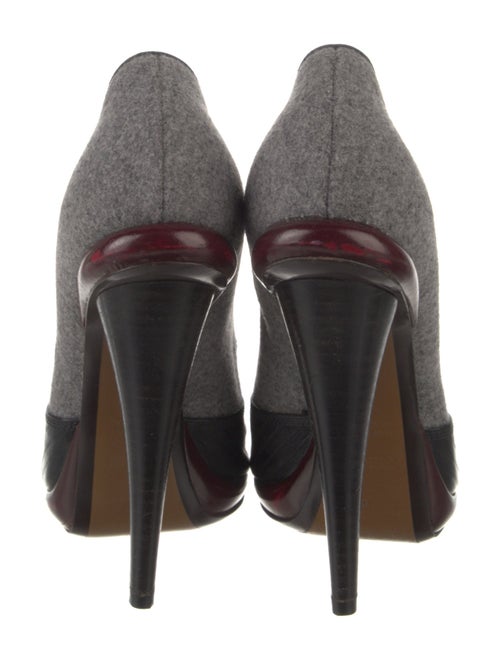 Fendi Leather Printed Boots