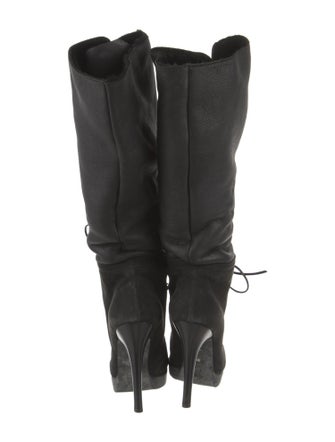 Giuseppe Zanotti Suede Lace-Up Boots