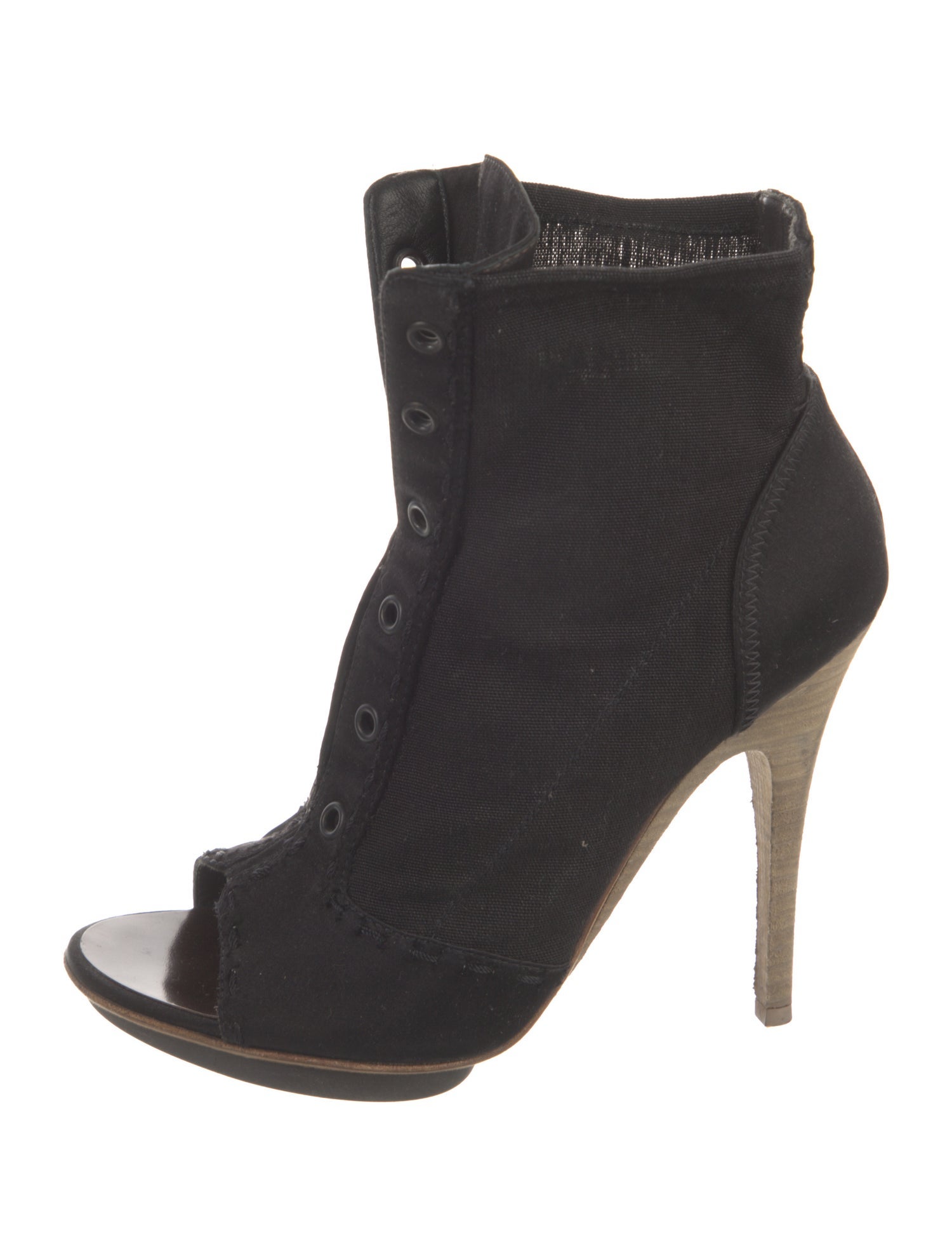 Giuseppe Zanotti Canvas Printed Lace-Up Boots