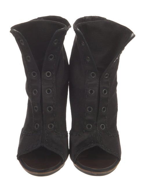 Giuseppe Zanotti Canvas Printed Lace-Up Boots