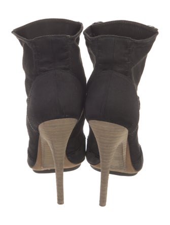 Giuseppe Zanotti Canvas Printed Lace-Up Boots