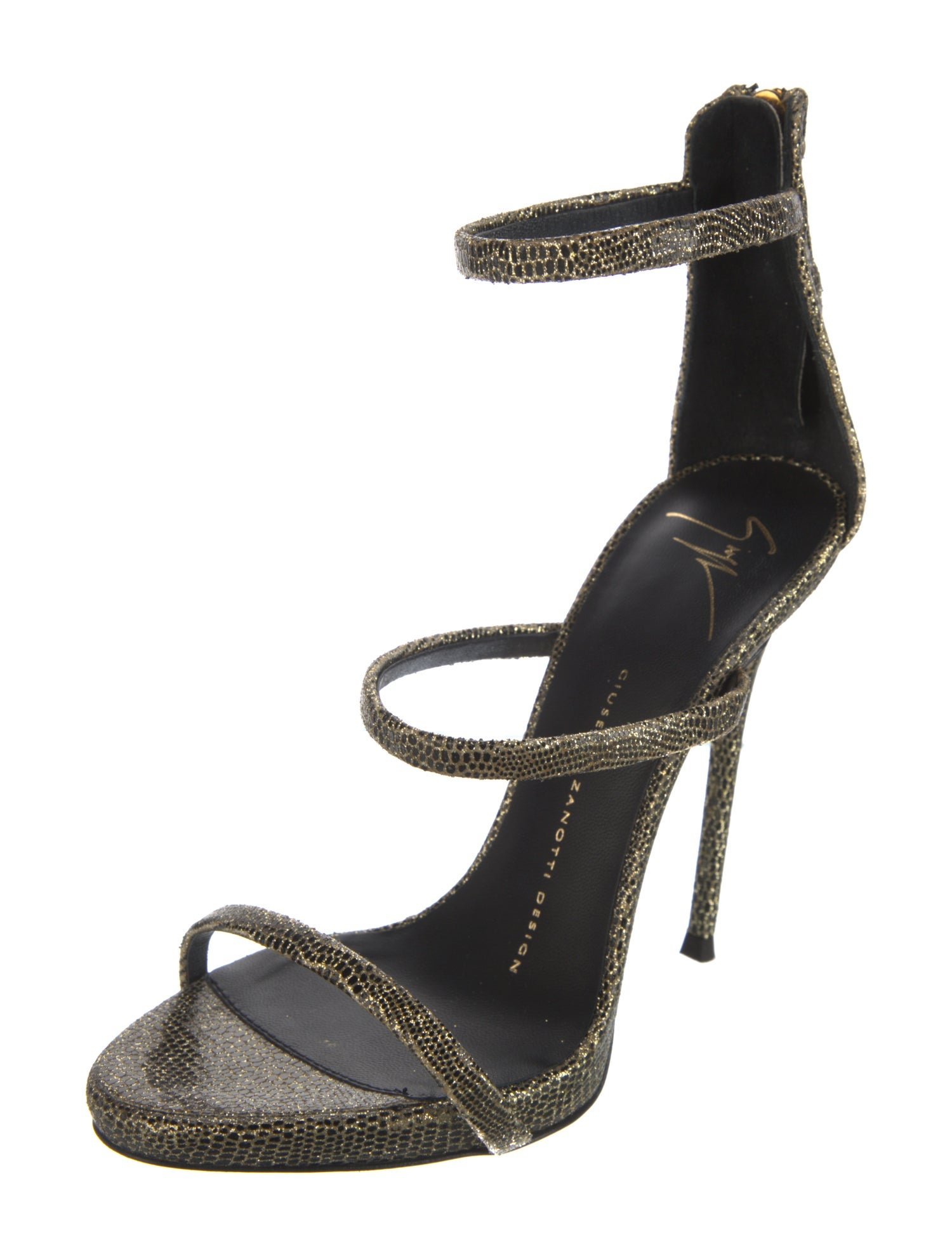Giuseppe Zanotti Gold Metallic Giuseppe Zanotti High heel Sandals