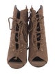 Giuseppe Zanotti Suede Studded Accents Lace-Up Boots