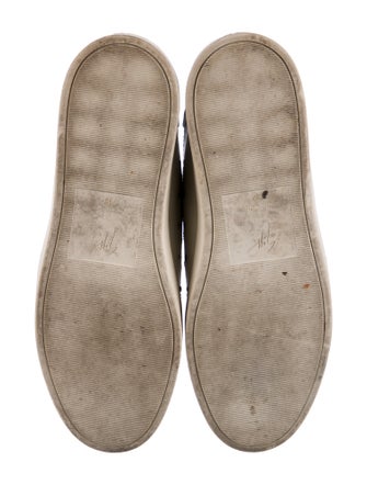 Giuseppe Zanotti Leather Studded Accents Wedge Sneakers