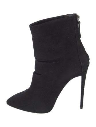 Giuseppe Zanotti Suede Cutout Accent Boots
