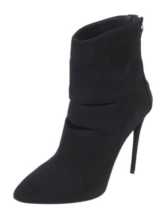 Giuseppe Zanotti Suede Cutout Accent Boots