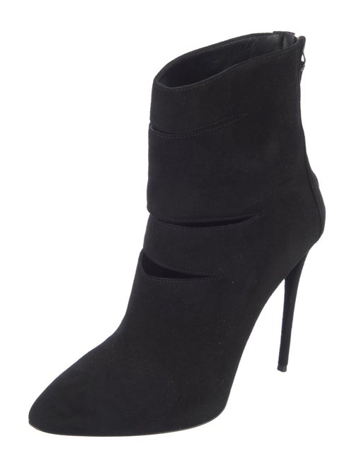 Giuseppe Zanotti Suede Cutout Accent Boots
