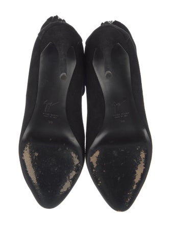 Giuseppe Zanotti Suede Cutout Accent Boots