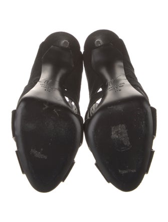 Giuseppe Zanotti Suede Cutout Accent Slides