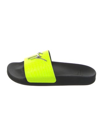 Giuseppe Zanotti Leather Slides