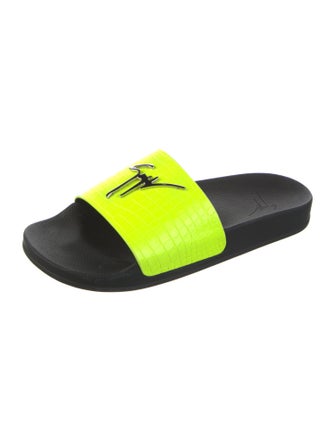 Giuseppe Zanotti Leather Slides