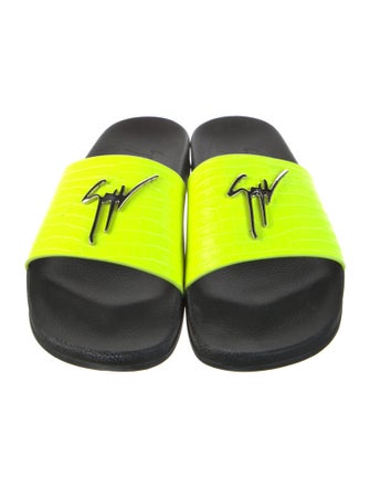 Giuseppe Zanotti Leather Slides