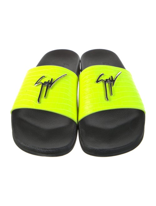 Giuseppe Zanotti Leather Slides
