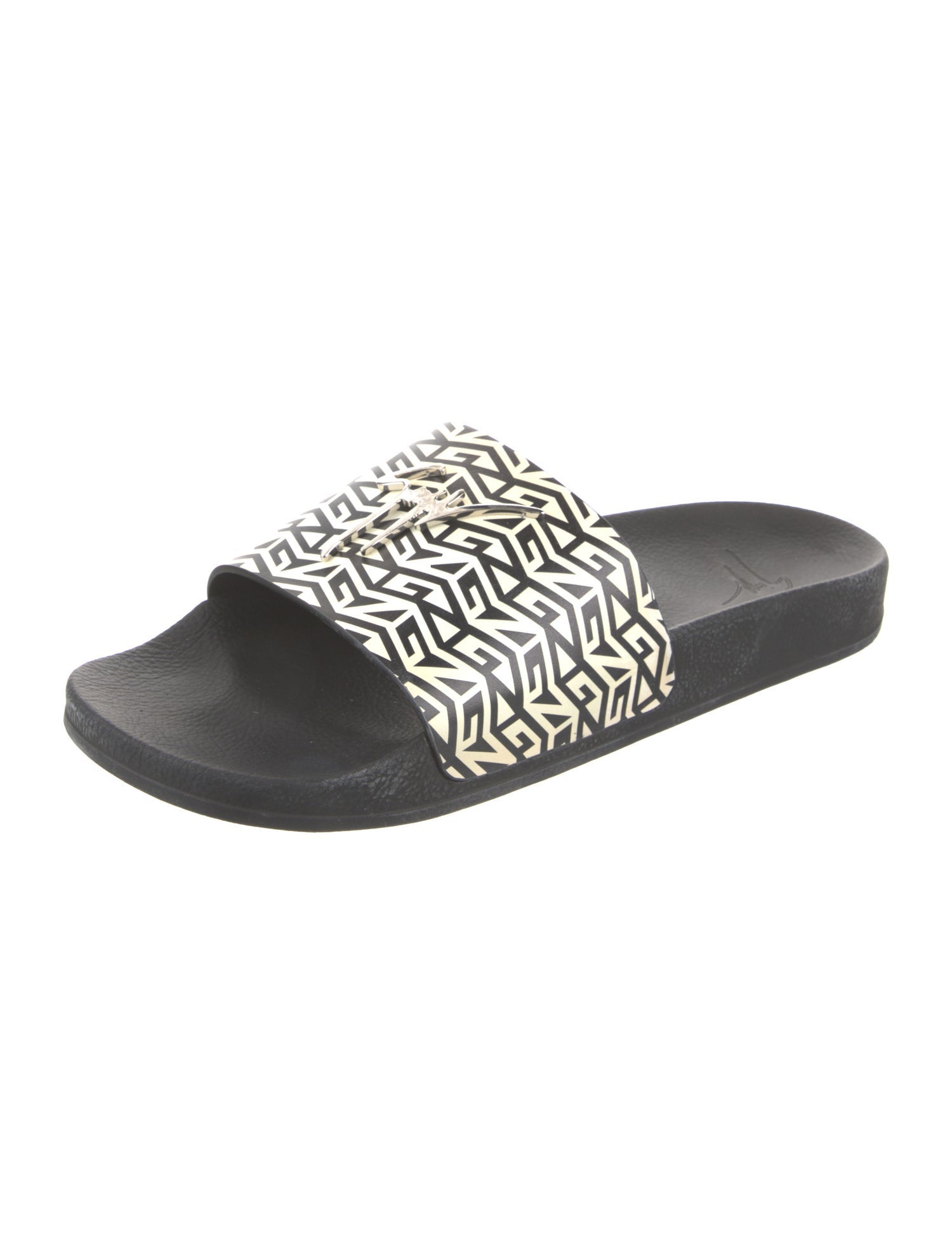 Giuseppe Zanotti Leather Printed Slides