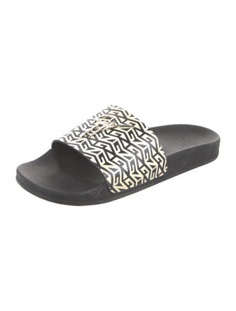 Giuseppe Zanotti Leather Printed Slides