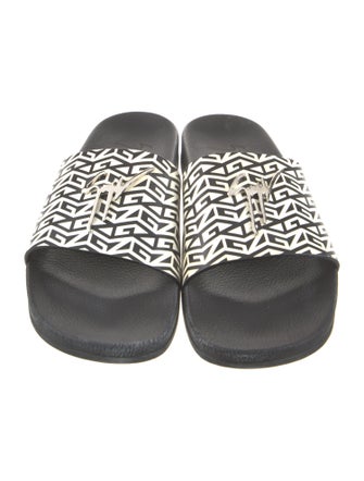 Giuseppe Zanotti Leather Printed Slides