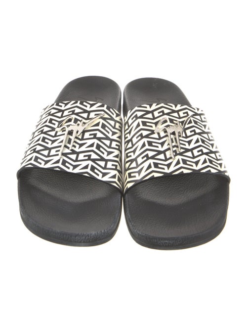 Giuseppe Zanotti Leather Printed Slides