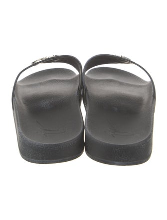Giuseppe Zanotti Leather Printed Slides