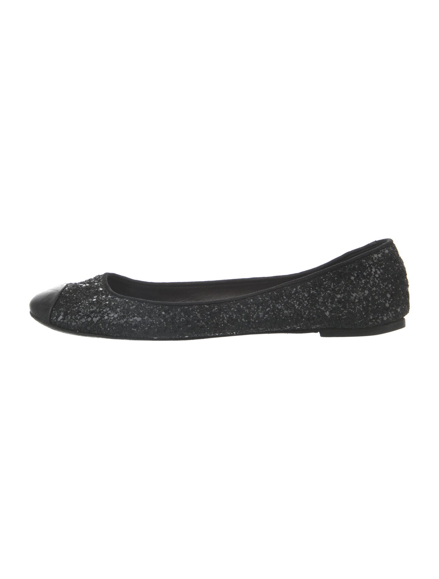 Giuseppe Zanotti Glitter Glitter Accents Ballet Flats