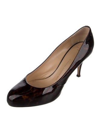 Giuseppe Zanotti Patent Leather Printed Pumps