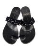 Giuseppe Zanotti Suede Crystal Embellishments Slides
