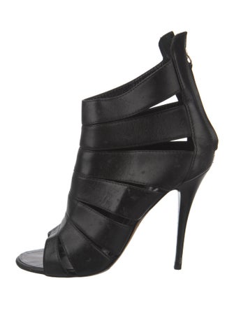 Giuseppe Zanotti Leather Cutout Accent Boots