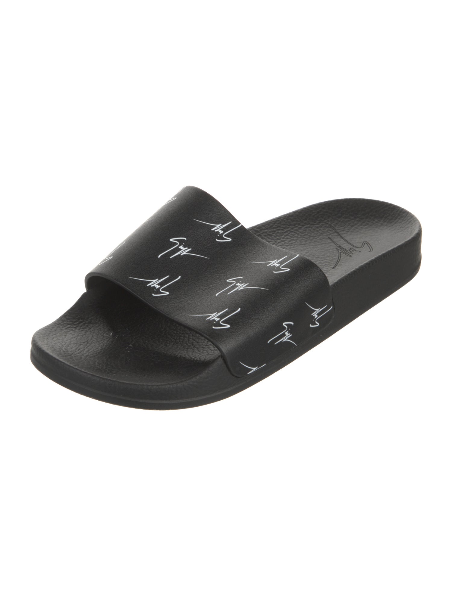 Giuseppe Zanotti Leather Printed Slides