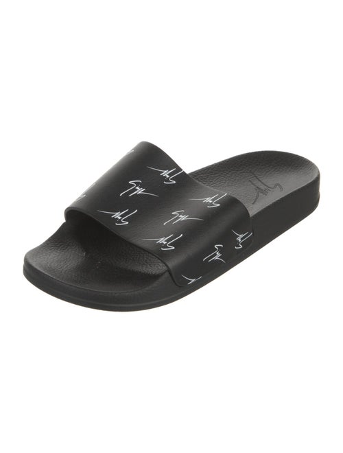 Giuseppe Zanotti Leather Printed Slides
