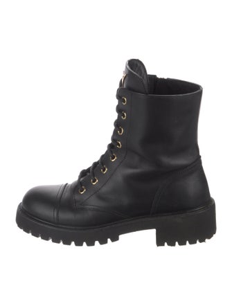 Giuseppe Zanotti Leather Combat Boots