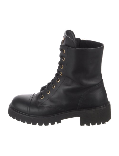 Giuseppe Zanotti Leather Combat Boots