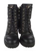 Giuseppe Zanotti Leather Combat Boots