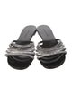 Giuseppe Zanotti Leather Crystal Embellishments Slides