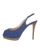 Giuseppe Zanotti Suede Slingback Pumps