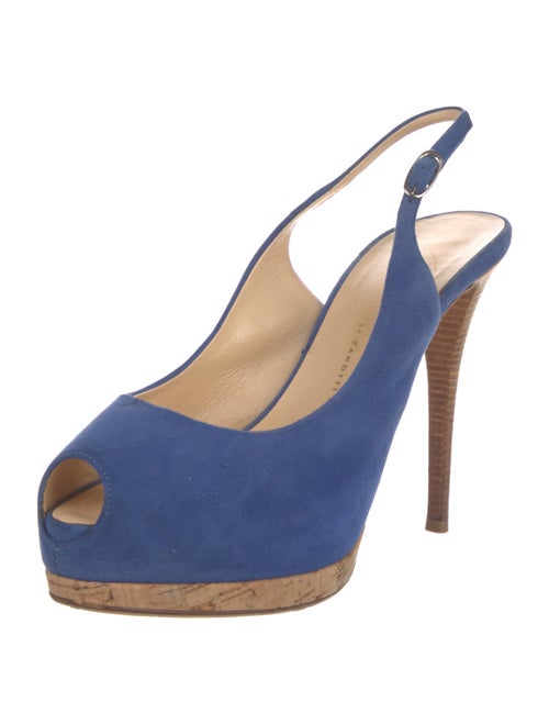 Giuseppe Zanotti Suede Slingback Pumps
