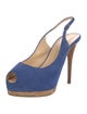 Giuseppe Zanotti Suede Slingback Pumps