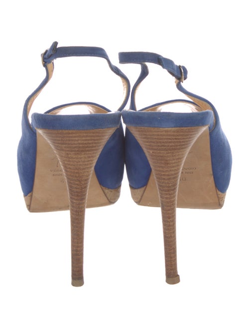 Giuseppe Zanotti Suede Slingback Pumps