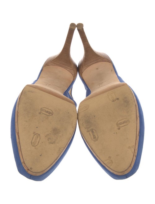 Giuseppe Zanotti Suede Slingback Pumps