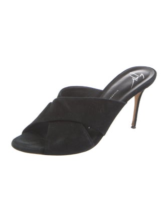 Giuseppe Zanotti Suede Slides