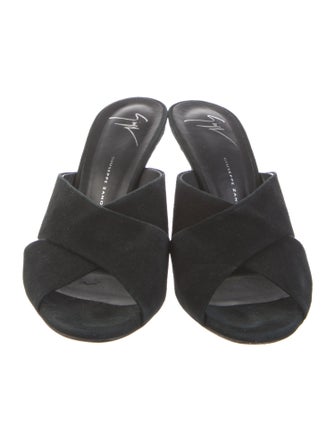 Giuseppe Zanotti Suede Slides