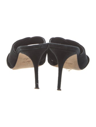 Giuseppe Zanotti Suede Slides