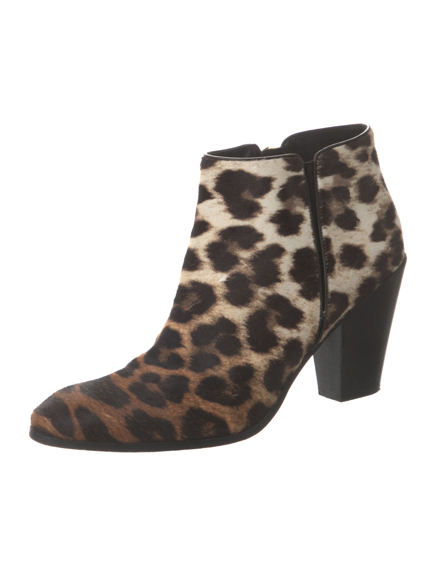 Giuseppe Zanotti Ponyhair Animal Print Boots