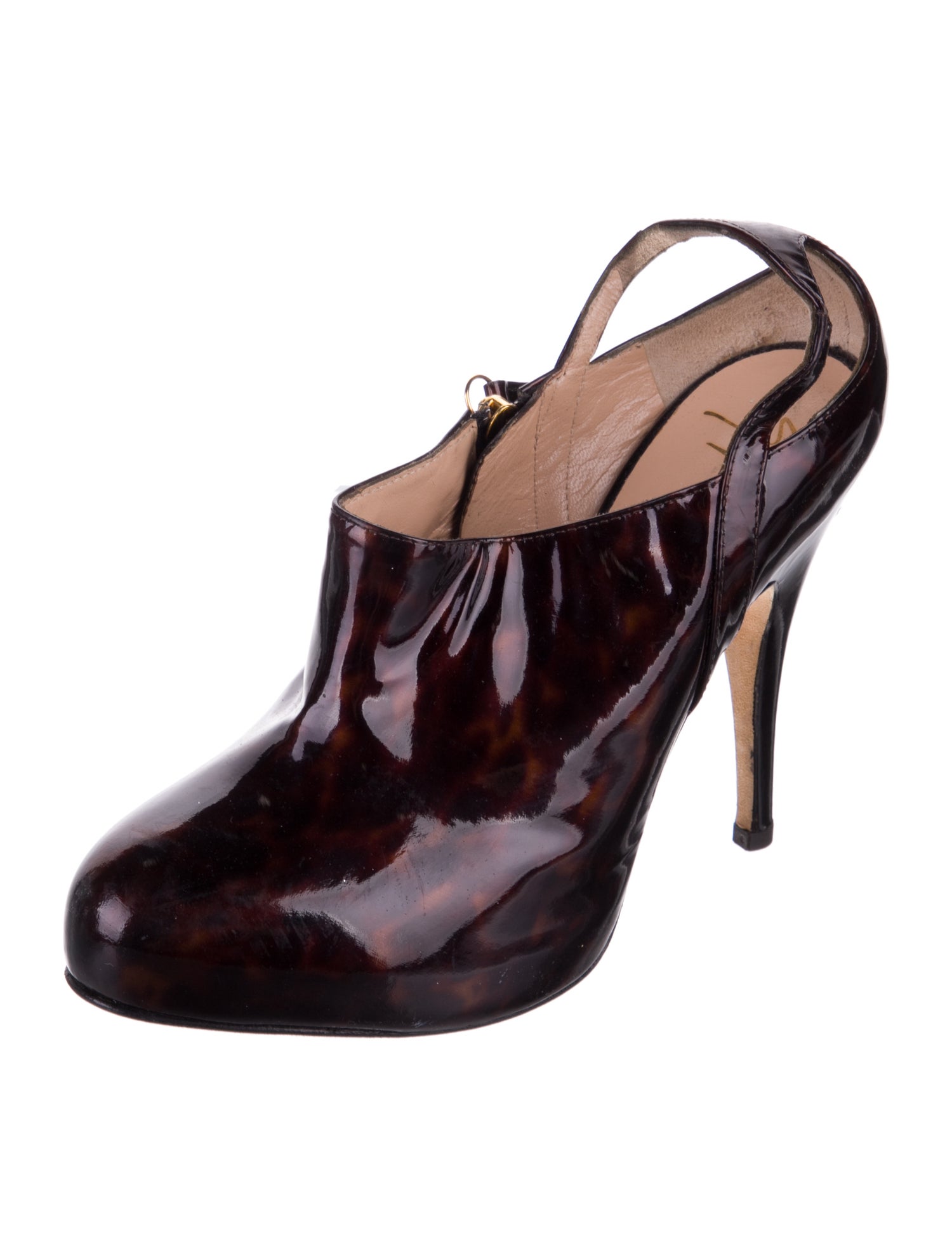 Giuseppe Zanotti Patent Leather T-Strap Pumps