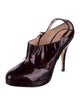 Giuseppe Zanotti Patent Leather T-Strap Pumps