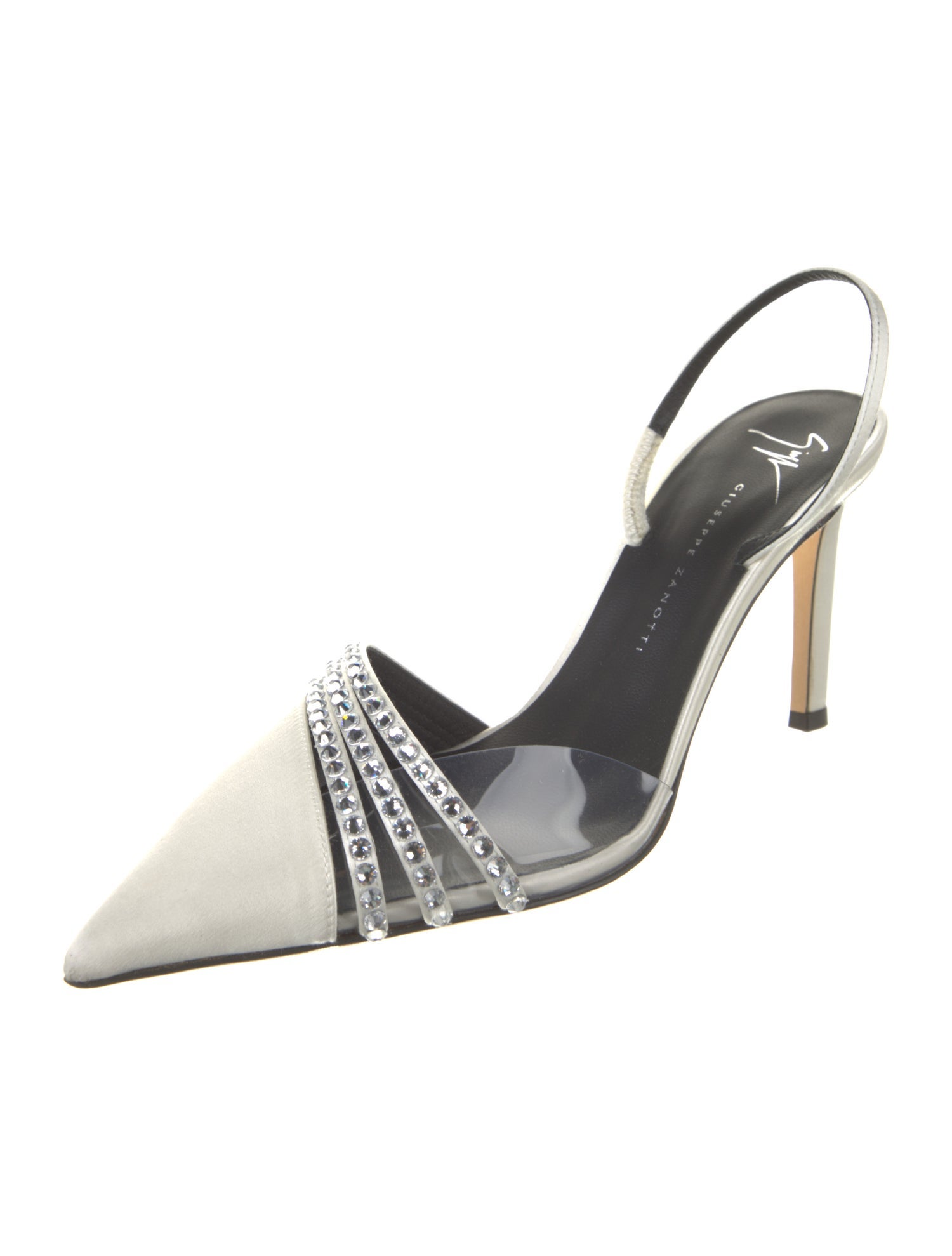 Giuseppe Zanotti Crystal Embellishments Slingback Pumps