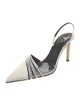 Giuseppe Zanotti Crystal Embellishments Slingback Pumps